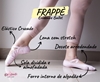 Picture of EVD38 - Frappe canvas split sole ballet shoe - Evidence