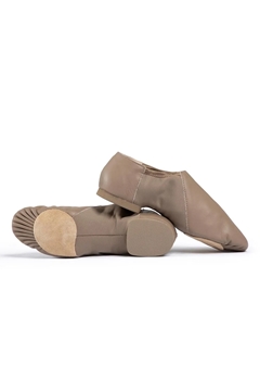 Imagem de OUTLET - F56/A - Botinha Jazz, sola camurça - 38- Bege EUA - Só Dança