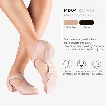 Imagem de MD04 - Sapato com fivela - Só Dança
