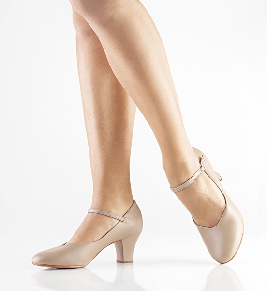 Imagem de OUTLET - CH52 - Sapato Napa Sintética - Bege  - Só Dança