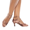 Imagem de BL60 - Sandália Ballroom - Salto 7cm - Sola Camurça - Só Dança