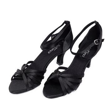 Imagem de BL62 - Sandália Ballroom - Salto 7cm - Sola Camurça - ENCOMENDA - Só Dança